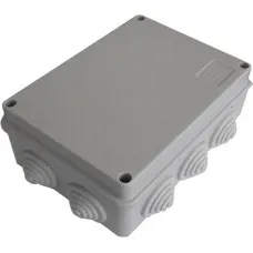 Коробка JBS300 300х250х120, 12вых, IP65, серая (44030HF). Коробка монтажная, огнестойкая, без галогена. Экопласт