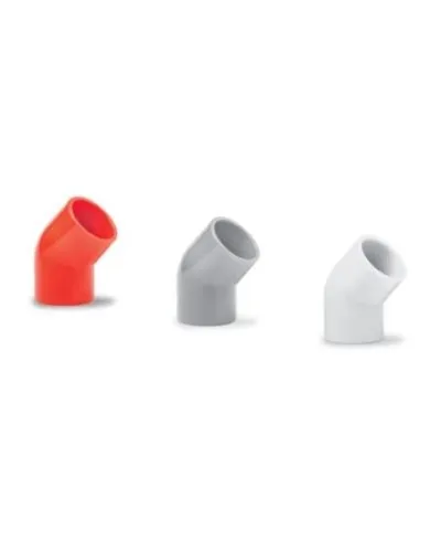 Ecoplast поворот 45гр., для аспирационной системы D25, АБС, белый (10 шт) (49225-10W). Поворот для аспирационной системы. Экопласт в Майкопе