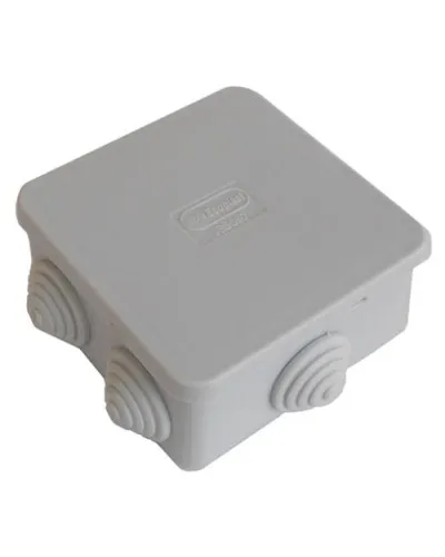 Коробка JBS080 85х85х50, 6 вых., IP44, белая (44066W-1). Коробка монтажная. Экопласт в Майкопе