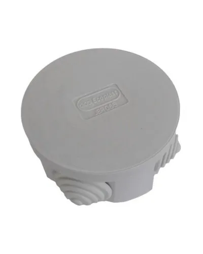 Коробка 3001 D70x36, 4 вых, IP55, серая (44001HF). Коробка монтажная. Экопласт в Майкопе