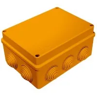 Коробка JBS150 150х110х70, 10 вых., 8P (1,5…4мм²) (43119HF): Коробка монтажная, огнестойкая, без галогена