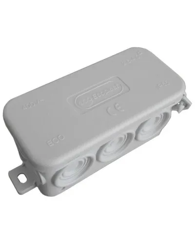 Коробка JBL090 90х42х40, 10 вых., IP55, белая (44055W-1). Коробка монтажная. Экопласт в Майкопе