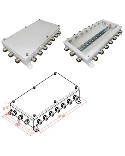КМ IP66-2040. Коробка монтажная электротехническая. Гефест в Майкопе