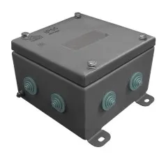 КМ-А-1515 IP55 нержавеющая сталь со смотровым окном. Коробка монтажная распределительная. Гефест
