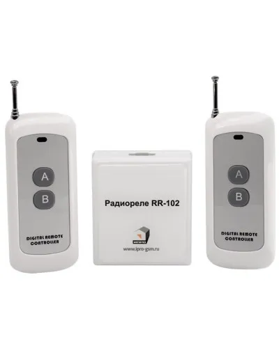 RR-102 + 2 пульта, 250-950 метров, питание 12В. Комплект радиореле. ИПРо в Майкопе