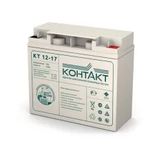 Контакт КТ 12-17. Аккумулятор герметичный свинцово-кислотный. Контакт