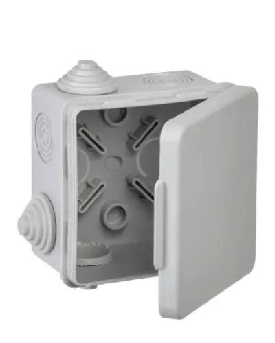 Коробка КМ 80х80х50 GENERICA (UKO31-080-080-050-K03-54G). Коробка распаячная для открытой проводки. GENERICA в Майкопе