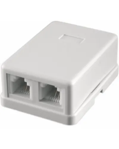 STK-RJ-45(8P8C), CAT.6, 2 выхода, Dual IDC компьютерная розетка: Розетка компьютерная 2 выхода в Майкопе