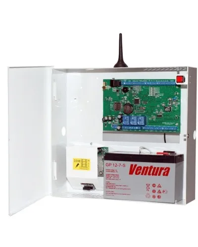 S632-2GSM-BK25-W (S632-2GSM-BK), Бокс-комплект под 7Ач, белый. Устройство оконечное объектовое приемно-контрольное c GSM коммуникатором. Проксима в Майкопе
