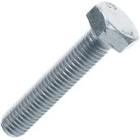 Болт с шестигранной головкой оцинкованный М10х45 (DIN 933) (25 шт) (PR08.2359). Болт с шестигранной головкой. Промрукав