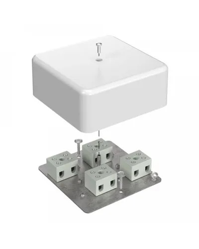 Коробка огнестойкая 103х103х45 (латунь) (40-0470-FR2.5-8-Е60). Коробка огнестойкая для открытой установки. Промрукав в Майкопе