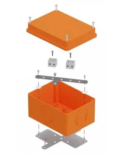 Коробка огнестойкая 150х110х90 E15-E120 для о/п (40-0351-FR2.5-4). Коробка огнестойкая для открытой установки. Промрукав в Майкопе