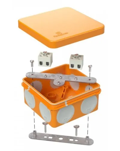 Коробка огнестойкая 80х80х40 (60-0210-FR2.5-6). Коробка огнестойкая для открытой установки. Промрукав в Майкопе