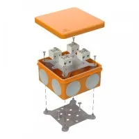 Коробка огнестойкая 100х100х50 (60-0300-FR2.5-8). Коробка огнестойкая для открытой установки. Промрукав