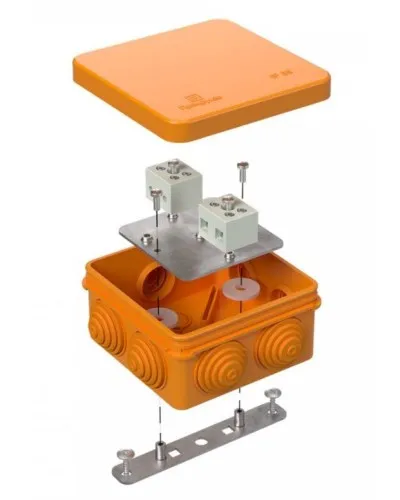 Коробка огнестойкая 40-0210-FR6.0-4 Е15-Е120 80х80х40. Коробка огнестойкая для открытой установки. Промрукав в Майкопе