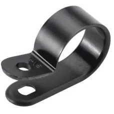 Серьга для кабеля D5 (черная). Клипса. Спецприбор